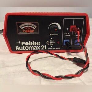 robbe Automax 21 r/c airplane Boat Car Charger Red/Black Best.-Nr.: 8233 DC (A)